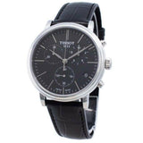  Shop Authentic Tissot Carson Premium Chronograph Black Dial Black Leather Strap Watch For Men - T122.417.16.051.00 - Luxxuri
