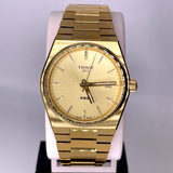  Shop Authentic Tissot PRX Champagne Yellow Gold Dial Gold Steel Strap Watch for Men - T137.410.33.021.00 - Luxxuri