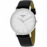  Shop Authentic Tissot T Classic Everytime Large White Dial Black Leather Strap Watch For Men - T109.610.16.031.00 - Luxxuri