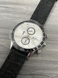  Shop Authentic Hugo Boss Rafale Chronograh Quartz White Dial Black Leather Strap Watch For Men - HB1513403 - Luxxuri