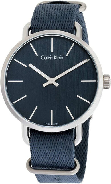  Shop Authentic Calvin Klein Even Green Dial Green NATO Strap Watch for Men - K7B211WL - Luxxuri