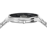  Shop Authentic Salvatore Ferragamo Sapphire Bracelet Black Dial Silver Steel Strap Watch For Men - SFHP01124 - Luxxuri