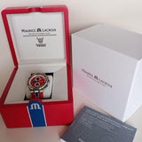  Shop Authentic Maurice Lacroix Aikon Beach Volley Vikings Limited Edition Red Dial Red Rubber Strap Watch for Men - AI1018-SS001-530-6 - Luxxuri