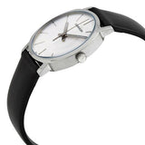  Shop Authentic Calvin Klein High Noon Quartz White Dial Black Leather Strap Watch for Men - K8M211C6 - Luxxuri