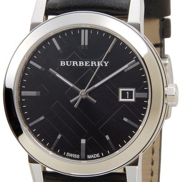  Shop Authentic Burberry The City Black Dial Black Leather Strap Watch for Men - BU9009 - Luxxuri