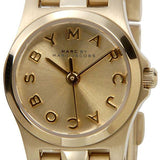  Shop Authentic Marc Jacobs Henry Dinky Gold Dial Gold Steel Strap Watch for Women - MBM3199 - Luxxuri