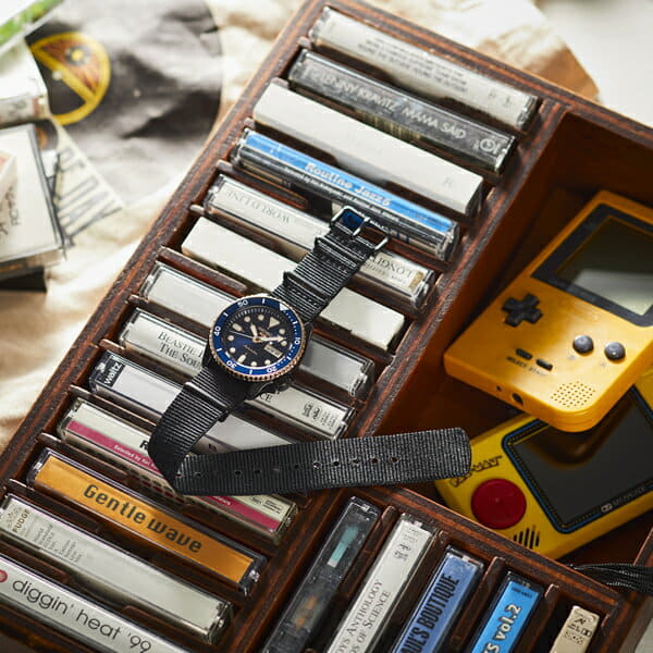  Shop Authentic Seiko 5 Sports Automatic Blue Dial Black NATO Strap Watch for Men - SBSA098 - Luxxuri