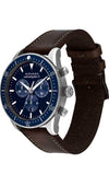  Shop Authentic Movado Heritage 29mm Chronograph Blue Dial Brown Leather Strap Watch For Men - 3650061 - Luxxuri