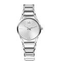  Shop Authentic Calvin Klein Stately White Dial Silver Steel Strap Watch for Women - K3G23126 - Luxxuri