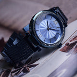 Shop Authentic Guess Soho Diamonds Blue Dial Blue Mesh Bracelet Watch For Women - W0638L3 - Luxxuri