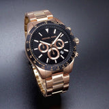  Shop Authentic Michael Kors Layton Chronograph Black Dial Rose Gold Steel Strap Watch For Men - MK8824 - Luxxuri
