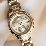  Shop Authentic Tommy Hilfiger Claudia Gold Dial Gold Steel Strap Watch for Women - 1781821 - Luxxuri