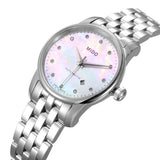  Shop Authentic Mido Baroncelli Automatic Mother Of Pearl Dial Silver Steel Strap Watch For Women - M7600.4.69.1 - Luxxuri