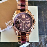  Shop Authentic Michael Kors Bradshaw Burgundy Dial Two Tone Steel Strap Watch for Women - MK6270 - Luxxuri