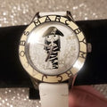  Shop Authentic Marc Jacobs Miss Marc Pirate White Dial White Leather Strap Watch for Women - MBM1146 - Luxxuri
