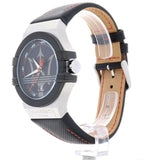  Shop Authentic Maserati Potenza Black Dial Black Leather Strap Watch For Men - R8851108001 - Luxxuri
