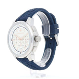  Shop Authentic Maserati Successo Chronograph White Dial Blue Rubber Strap Watch For Men - R8871621013 - Luxxuri