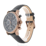  Shop Authentic Maserati Legend Chronograph Black Dial Black Leather Strap Watch For Men - R8871638001 - Luxxuri