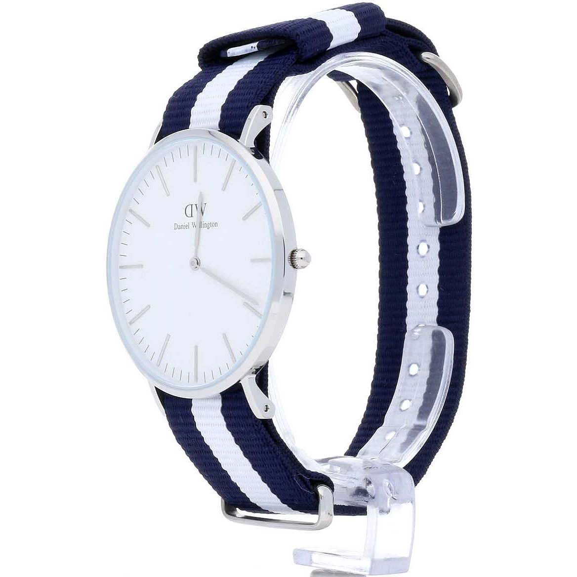  Shop Authentic Daniel Wellington Classic Glasgow White Dial Two Tone NATO Strap Watch For Men - DW00100018 - Luxxuri