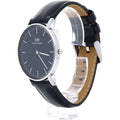  Shop Authentic Daniel Wellington Classic Sheffield Black Dial Black Leather Strap Watch For Women - DW00100145 - Luxxuri