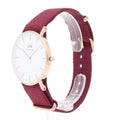  Shop Authentic Daniel Wellington Classic Roselyn White Dial Red NATO Strap Watch For Women - DW00100271 - Luxxuri