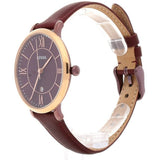 Shop Authentic Fossil Jacqueline Burgundy Dial Burgundy Leather Strap Watch for Women  - ES4099 - Luxxuri