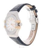  Shop Authentic Maserati Potenza Diamonds Silver Dial Blue Leather Strap Watch For Women - R8851108502 - Luxxuri