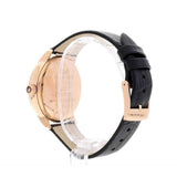  Shop Authentic Swarovski Crystalline Hours Black Dial Black Leather Strap Watch for Women - 5295377 - Luxxuri
