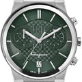  Shop Authentic Salvatore Ferragamo Sapphire Chrono Green Dial Silver Steel Strap Watch for Men - SFME00421 - Luxxuri
