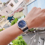  Shop Authentic Salvatore Ferragamo F-80 Classic Blue Dial Blue Leather Strap Watch for Men - SFDT00319 - Luxxuri