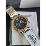  Shop Authentic Emporio Armani Analog Chronograph Black Dial Two Tone Steel Strap Watch For Men - AR11521 - Luxxuri
