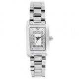  Shop Authentic Emporio Armani Classic Diamonds Silver Dial Silver Steel Strap Watch For Women - AR3170 - Luxxuri