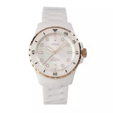  Shop Authentic Fossil FB-01 Analog White Dial White Ceramic Strap Watch for Women - CE1107 - Luxxuri