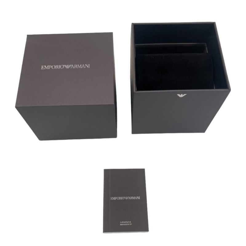  Shop Authentic Emporio Armani Diego Automatic Black Dial Silver Steel Strap Watch For Men - AR60057 - Luxxuri