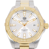  Shop Authentic Tag Heuer Aquaracer Silver Dial Two Tone Steel Strap Watch for Women - WBD1120.BB0930 - Luxxuri