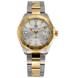  Shop Authentic Tag Heuer Aquaracer Silver Dial Two Tone Steel Strap Watch for Women - WBD1120.BB0930 - Luxxuri