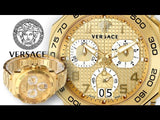  Shop Authentic Versace Dylos Chronograph Gold Dial Gold Steel Strap Watch for Men - VQC040015 - Luxxuri