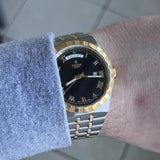 Shop Authentic Tudor Royal Automatic Black Dial Two Tone Steel Strap Watch for Men - M28603-0003 - Luxxuri