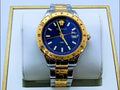  Shop Authentic Versace Hellenyium GMT Blue Dial Two Tone Steel Strap Watch for Men - V11060017 - Luxxuri