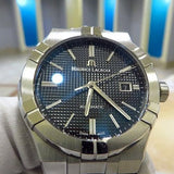  Shop Authentic Maurice Lacroix Aikon Date Automatic Black Dial Black Leather Strap Watch For Men - AI6008-SS001-330-1 - Luxxuri