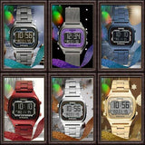  Shop Authentic Fossil Retro Digital Gold Dial Gold Steel Strap Watch for Men - FS5843 - Luxxuri