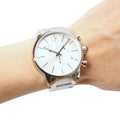  Shop Authentic Calvin Klein City White Dial Silver Steel Strap Watch for Men - K2G27146 - Luxxuri