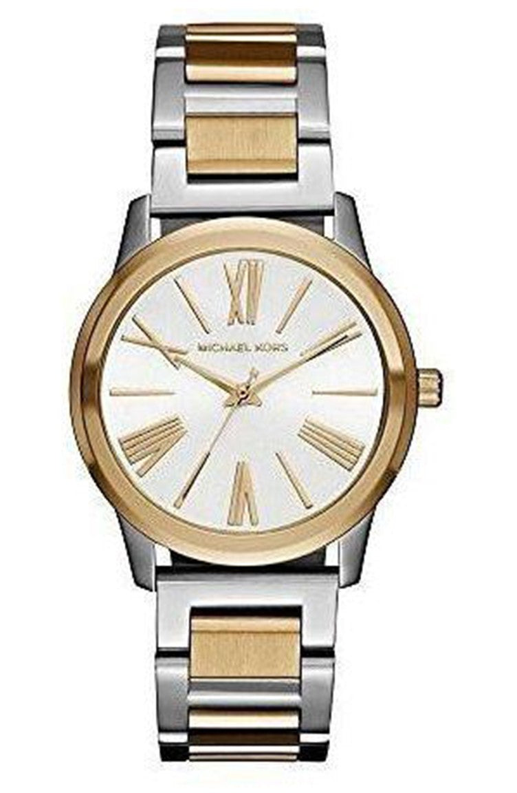  Shop Authentic Michael Kors Hartman Quartz White Dial Two Tone Steel Strap Watch For Women - MK3521 - Luxxuri