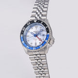  Shop Authentic Seiko 5 Sports Automatic GMT SKX Sports Style Asia Exclusive Limited Edition Ice Blue Dial Silver Steel Strap Watch For Men - SSK029K1 - Luxxuri