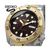  Shop Authentic Seiko 5 Sports Automatic Brown Dial Two Tone Steel Strap Watch For Men - SRPK24 - Luxxuri