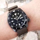  Shop Authentic Seiko 5 Sport Automatic Black Dial Green Nylon Strap Watch For Men - SRPD65K4 - Luxxuri