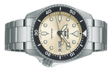  Shop Authentic Seiko 5 Sports SKX Automatic Cream Dial Silver Steel Strap Watch For Men - SRPK31K1 - Luxxuri
