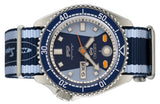  Shop Authentic Seiko 5 Sports Honda Super Cub Limited Edition Blue Dial Two Tone NATO Strap Watch For Men - SRPK37K1 - Luxxuri