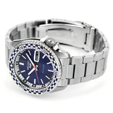  Shop Authentic Seiko 5 Sports Petrol Blue Checker Flag Special Edition Blue Dial Silver Steel Strap Watch For Men - SRPK65K1 - Luxxuri