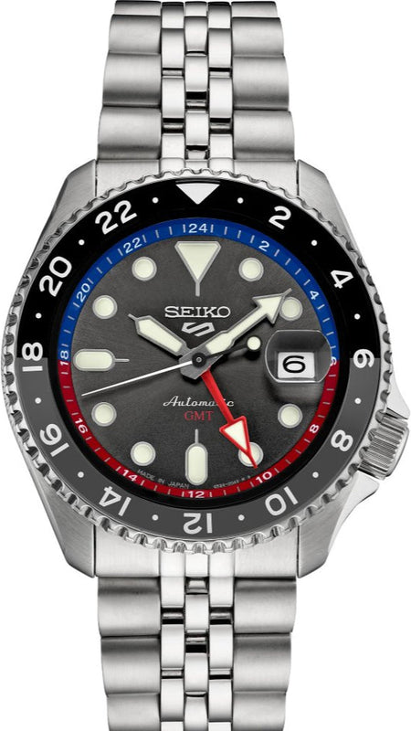  Shop Authentic Seiko 5 Sports Special Edition Automatic Grey Dial Silver Steel Strap Watch For Men - SSK019K1 - Luxxuri